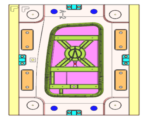 Exterior Rearview Mold Design and Moldflow analysis